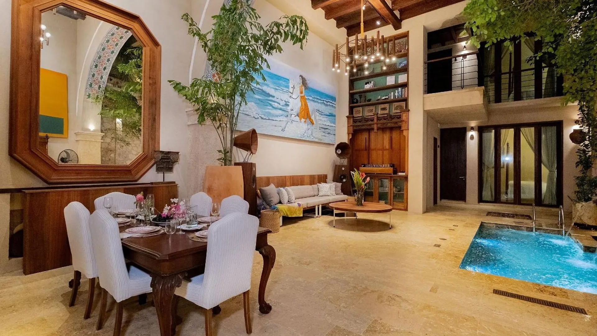 Lujosa Casa 5Hab Jacuzzi & Piscina Villa Cartagena Kolombiya
